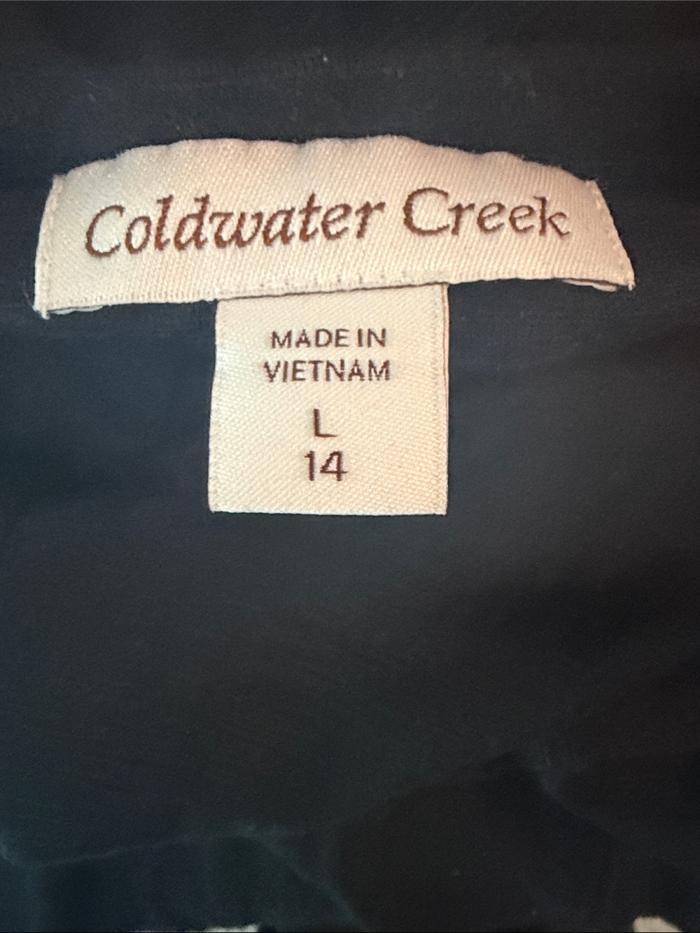 Coldwater Creek Black A-Line Midi Skirt - Picture 3 of 5